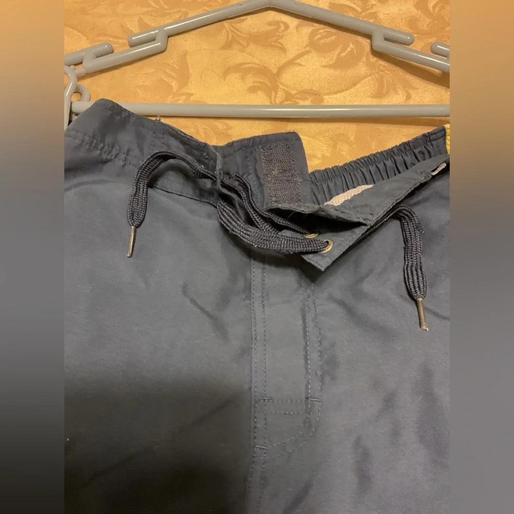 Navy blue swim trunks suit shorts men M beach 🏖️ pool